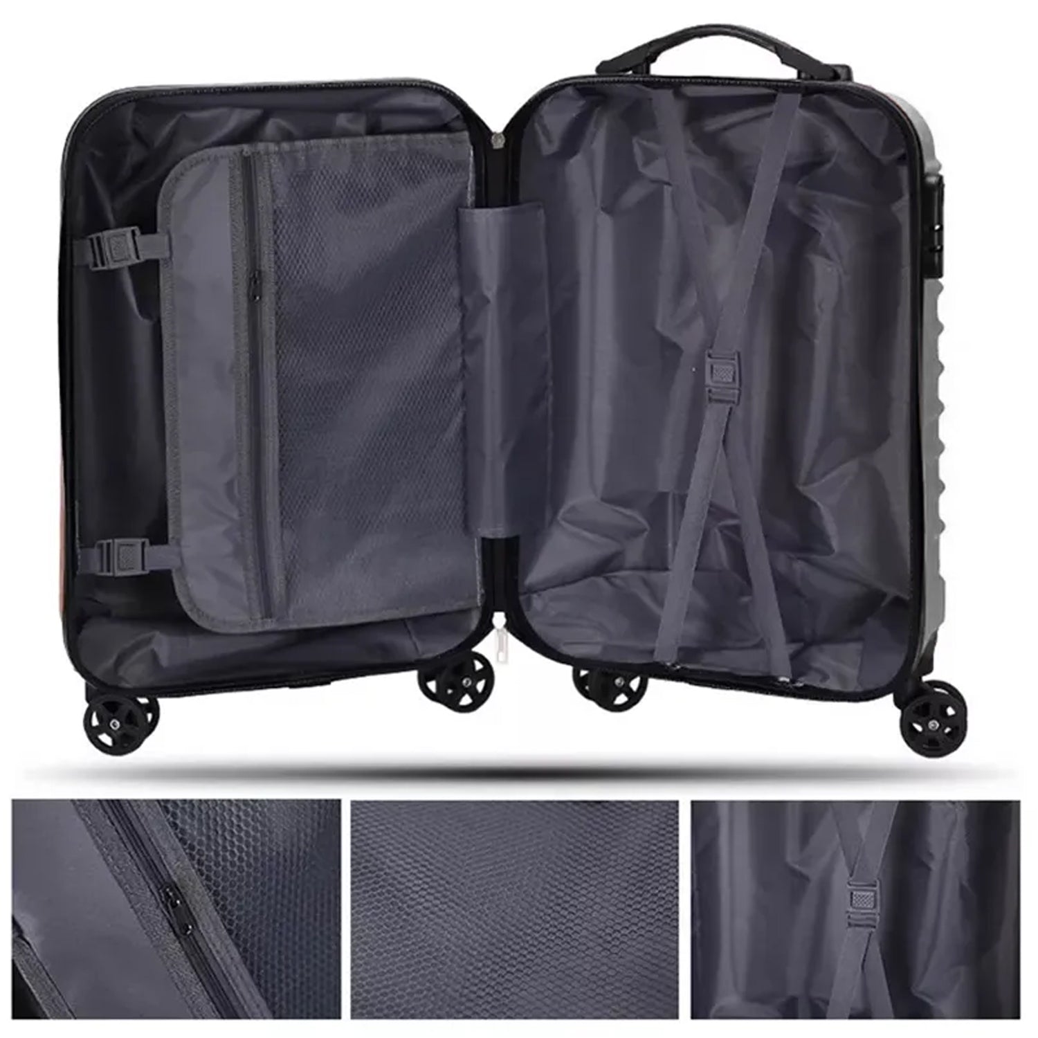 1105 Trolley Bag Big and Small Suitcase Bag For Men & Women Use Bag ( Set Of 2 ) DeoDap 1105 Trolley Bag Big and Small Suitcase Bag For Men & Women Use Bag ( Set Of 2 ) DeoDap